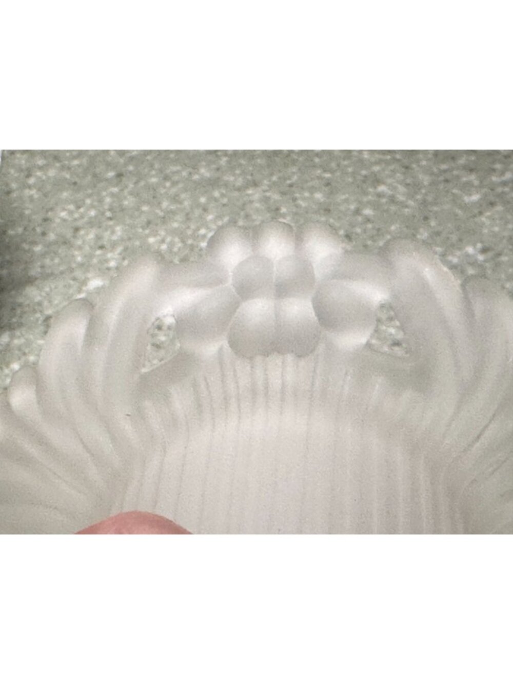 Two Frosted Glass Tulip Lamp Shades Chandelier Fan 60s 2-1/4" Fitter Replacement - Picture 5 of 10
